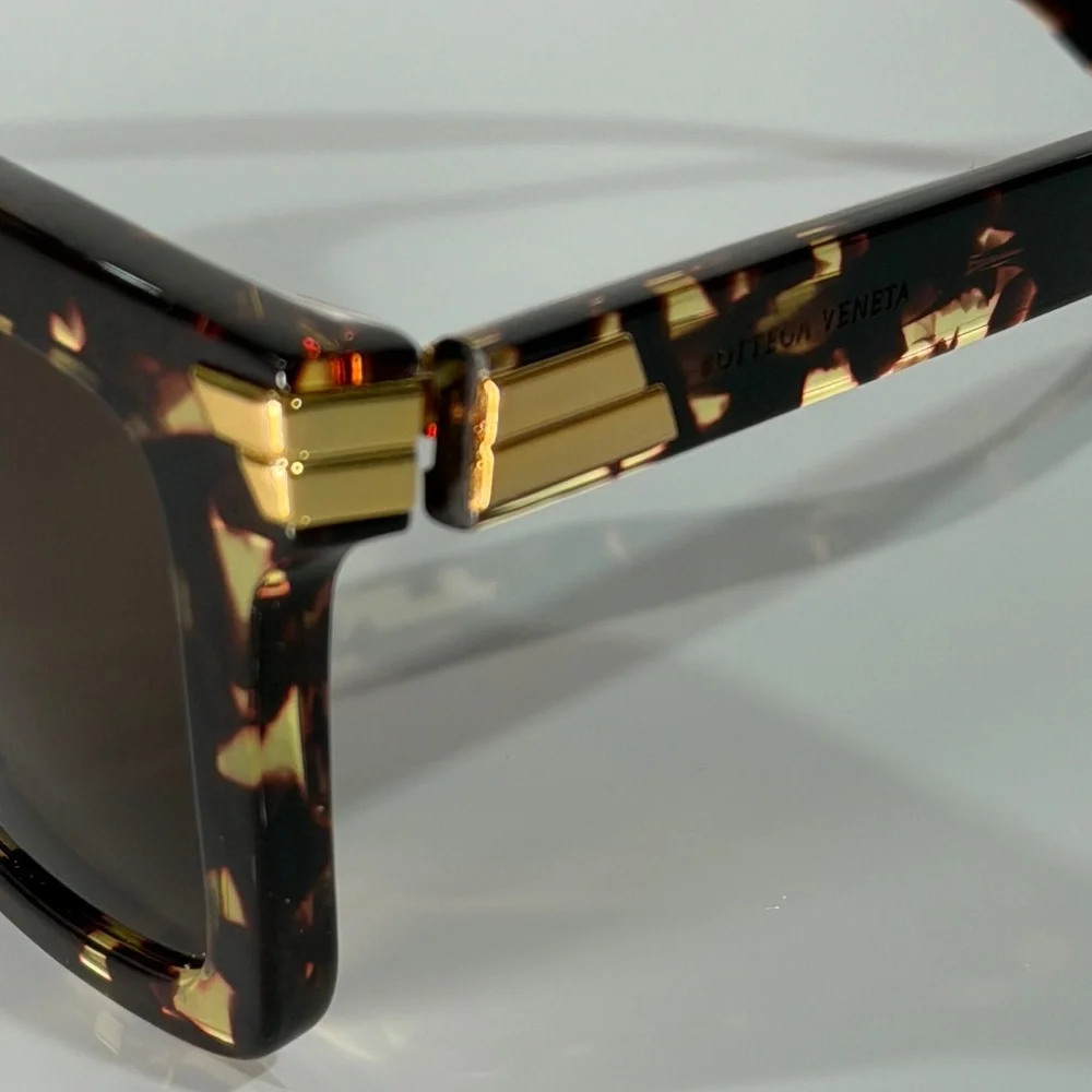 Bottega Veneta Light Ribbon Square Sunglasses – Havana - Picture 4 of 14